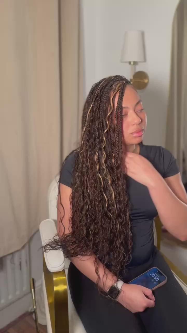 Small Knotless Braids